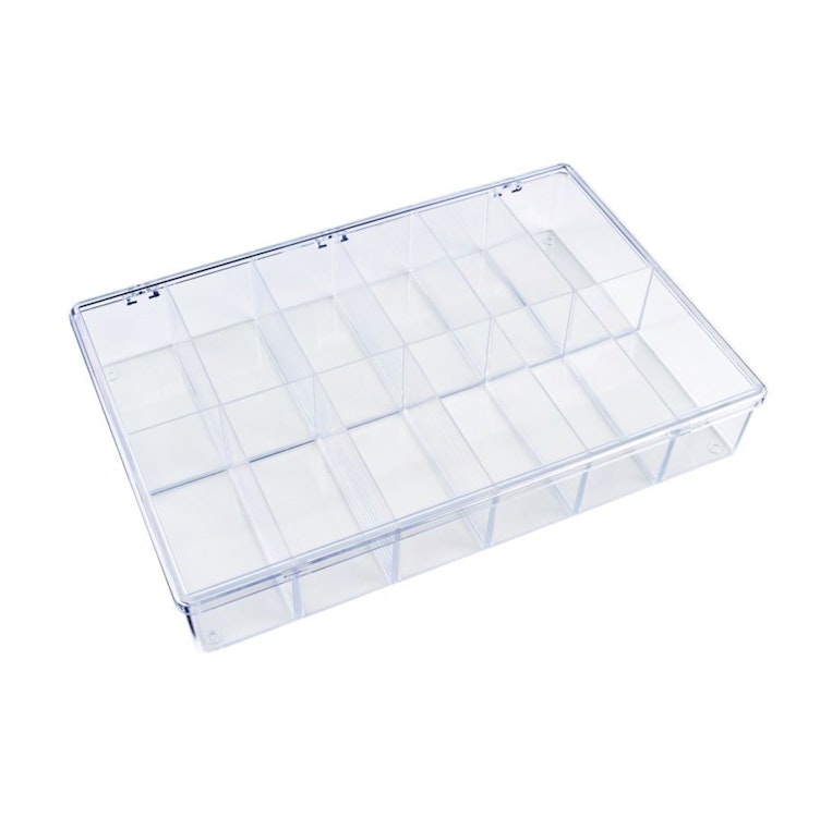 K-Series Box with 12 Compartments (1 Size) - 12-3/4" L x 8-1/2" W x 2-1/8" Hgt.