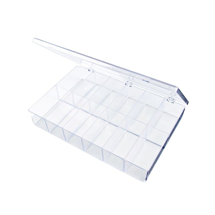 K-Series Box with 12 Compartments (1 Size) - 12-3/4" L x 8-1/2" W x 2-1/8" Hgt.