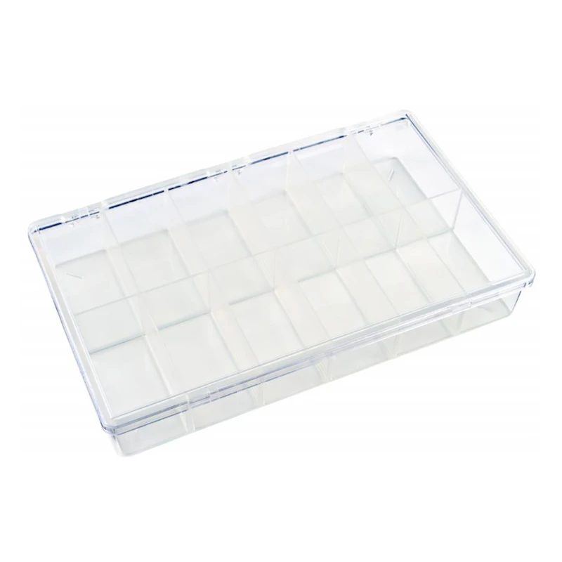 K-Series Box with 12 Compartments (1 Size) - 10-1/2" L x 6-3/16" W x 1-9/16" Hgt.