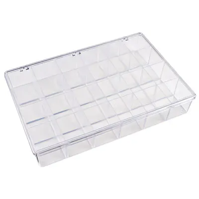 K-Series Box with 24 Compartments (1 Size) - 12-3/4" L x 8-1/2" W x 2-1/8" Hgt.