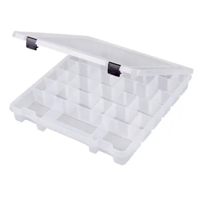 Slim Super Satchel with 8 Compartments - 15" L x 14" W x 2" Hgt.