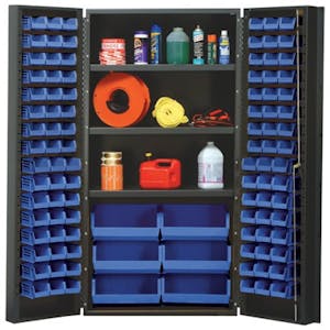 Blue Quantum® Heavy Duty 36" Wide Cabinet w/Adjustable Shelves