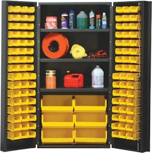 Quantum® Heavy Duty 36" Wide Cabinet with Adjustable Shelves