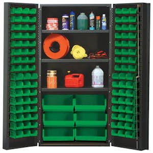 Green Quantum® Heavy Duty 36" Wide Cabinet w/Adjustable Shelves