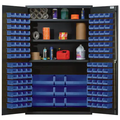 Blue Quantum® Heavy Duty 48" Wide Cabinet w/Adjustable Shelves