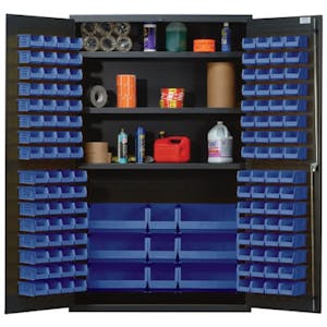 Blue Quantum® Heavy Duty 48" Wide Cabinet w/Adjustable Shelves