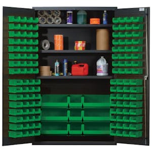 Green Quantum® Heavy Duty 48" Wide Cabinet w/Adjustable Shelves