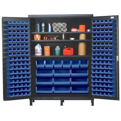 Blue Quantum® Heavy Duty 60" Wide Cabinet w/Adjustable Shelves