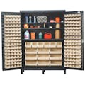 Ivory Quantum® Heavy Duty 60" Wide Cabinet w/Adjustable Shelves
