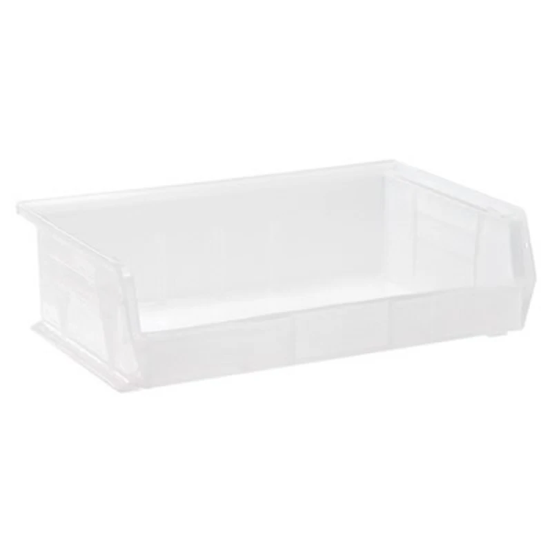 Quantum® Clear-View Ultra Series Stack & Hang Bin - 10-7/8" L x 16-1/2" W x 5" Hgt.