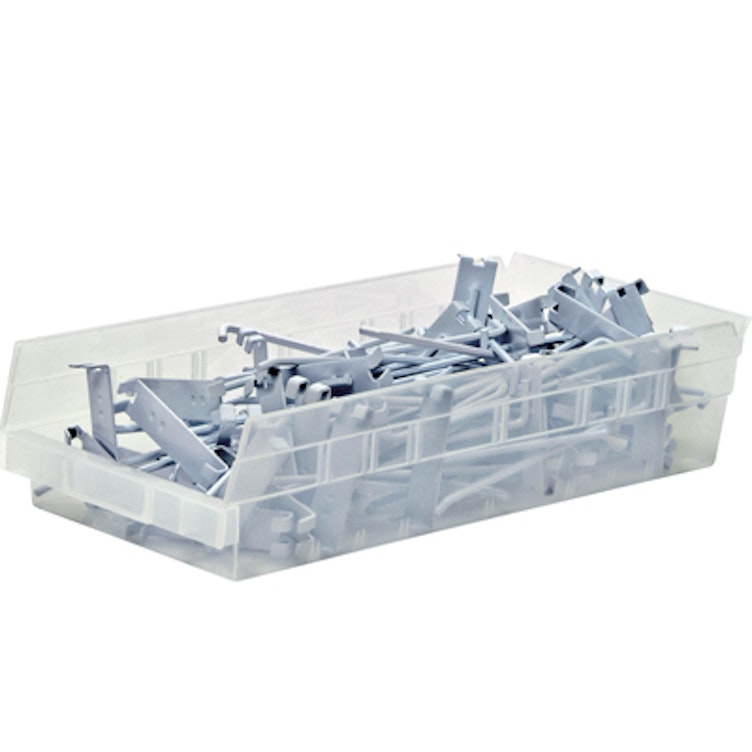 Quantum® Clear Economy Shelf Bins