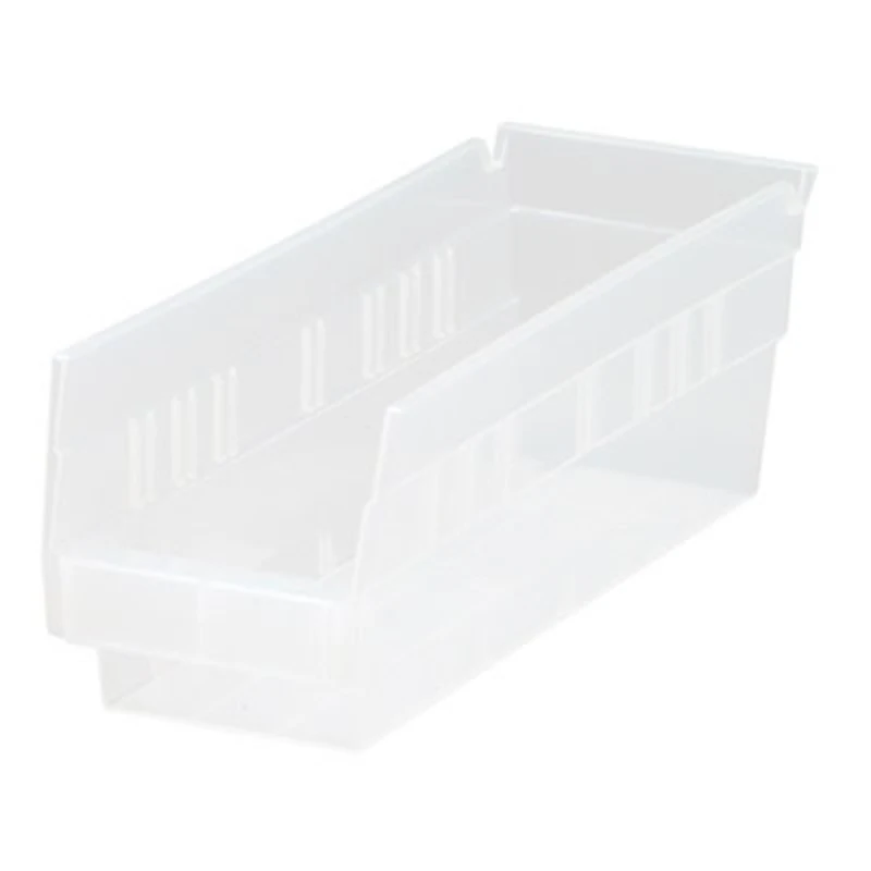 11-5/8" L x 4-1/8" W x 4" Hgt. Quantum® Clear Economy Shelf Bin