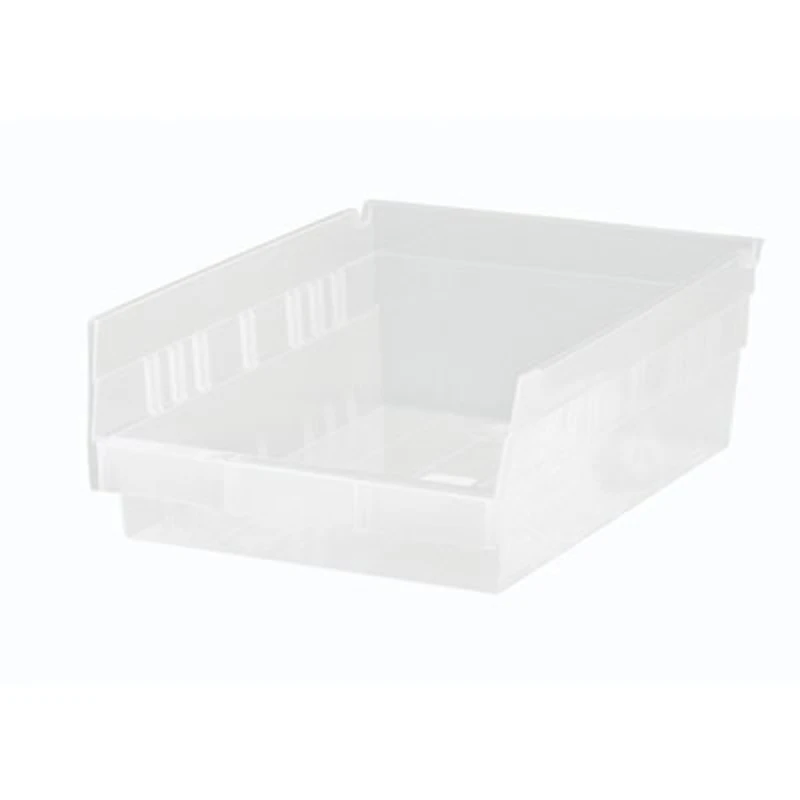 11-5/8" L x 8-3/8" W x 4" Hgt. Quantum® Clear Economy Shelf Bin