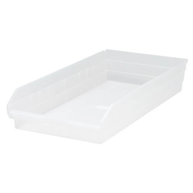 23-5/8" L x 11-1/8" W x 4" Hgt. Quantum® Clear Economy Shelf Bin
