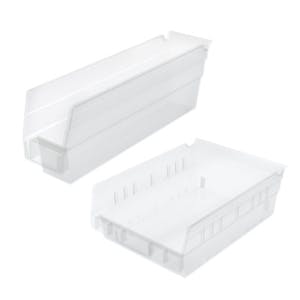 Akro-Mils® Clear Storage Shelf Bins & Bin Cups