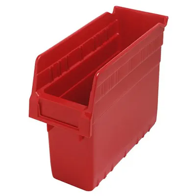 11-5/8" L x 4-1/8" W x 8" Hgt. Red Store-Max Shelf Bin