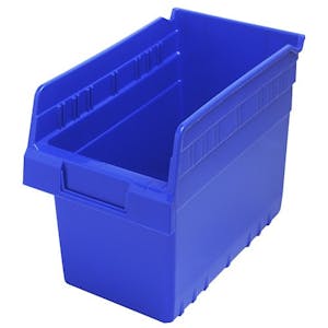 11-5/8" L x 6-5/8" W x 8" Hgt. Blue Store-Max Shelf Bin