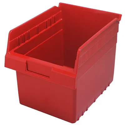11-5/8" L x 8-3/8" W x 8" Hgt. Red Store-Max Shelf Bin