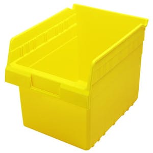 11-5/8" L x 8-3/8" W x 8" Hgt. Yellow Store-Max Shelf Bin