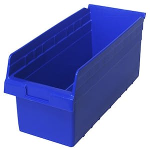 17-7/8" L x 8-3/8" W x 8" Hgt. Blue Store-Max Shelf Bin