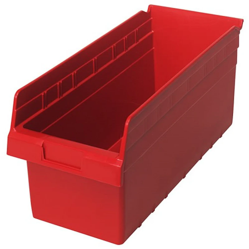 17-7/8" L x 8-3/8" W x 8" Hgt. Red Store-Max Shelf Bin