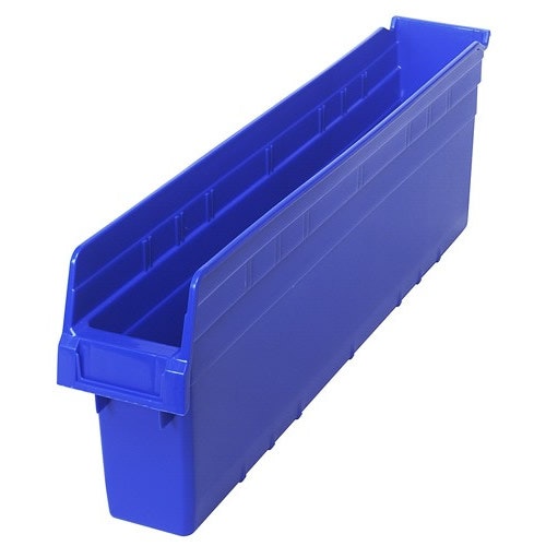 23-5/8" L x 4-1/8" W x 8" Hgt. Blue Store-Max Shelf Bin