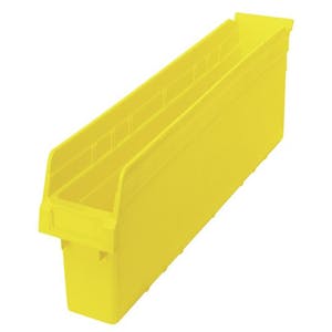 23-5/8" L x 4-1/8" W x 8" Hgt. Yellow Store-Max Shelf Bin