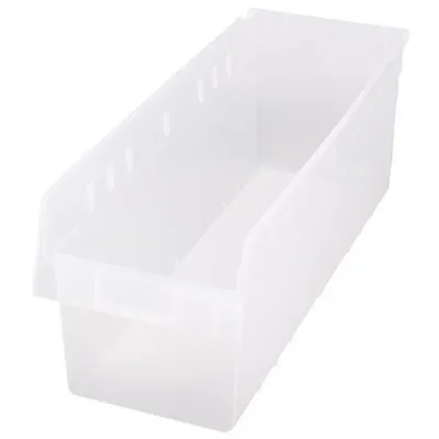 23-5/8" L x 11-1/8" W x 8" Hgt. Clear Store-Max Shelf Bin