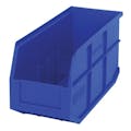 14" L x 6" W x 7" Hgt. Quantum® Blue  Stackable Shelf Bin