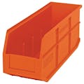 18" L x 6" W x 7" Hgt. Quantum® Orange  Stackable Shelf Bin