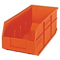 18" L x 8-1/4" W x 7" Hgt. Quantum® Orange  Stackable Shelf Bin