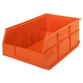 18" L x 11" W x 7" Hgt. Quantum® Orange  Stackable Shelf Bin