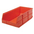 20-1/2" L x 11" W x 7" Hgt. Quantum® Orange Stackable Shelf Bin