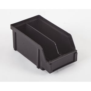 7" x 4" x 2.9" ESD-Safe Parts Bin with Divider