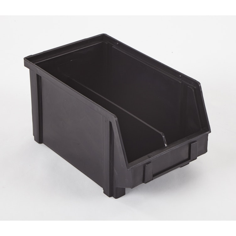 9.5" x 5.8" x 5" ESD-Safe Parts Bin with Divider