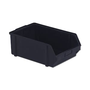 12.8" x 11.4" x 6" ESD-Safe Parts Bin with Divider