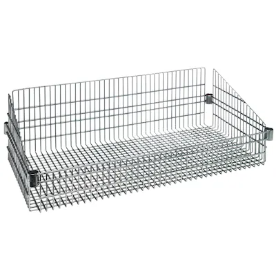 Chrome Basket Shelves 36" L x 18" W x 10" Hgt.