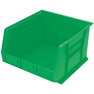 18" L x 16-1/2" W x 11" Hgt. OD Green Storage Bin
