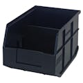 12" L x 8-1/4" W x 7" Hgt. Quantum® Black Stackable Shelf Bin