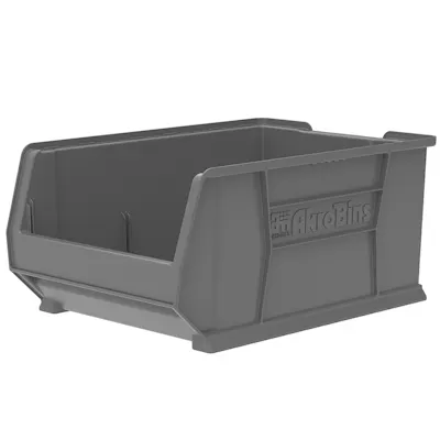 23-7/8" L x 16-1/2" W x 11" Hgt. OD Gray Super-Size AkroBins®