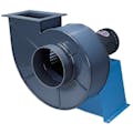 PVC/PVC Direct Drive Industrial Blower with 5 HP, 1725 RPM, 208-230/460v, 3 Phase, TEFC Motor
