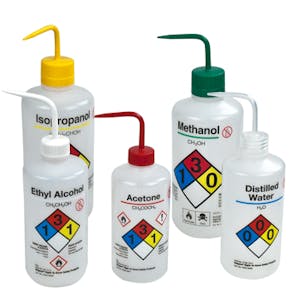 Thermo Scientific™ Nalgene™ Right-To-Know Narrow Mouth Safety Wash Bottles