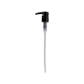 Black Showerproof Pump with 4mL Output with 28/410 Neck & 9-7/32" Dip Tube