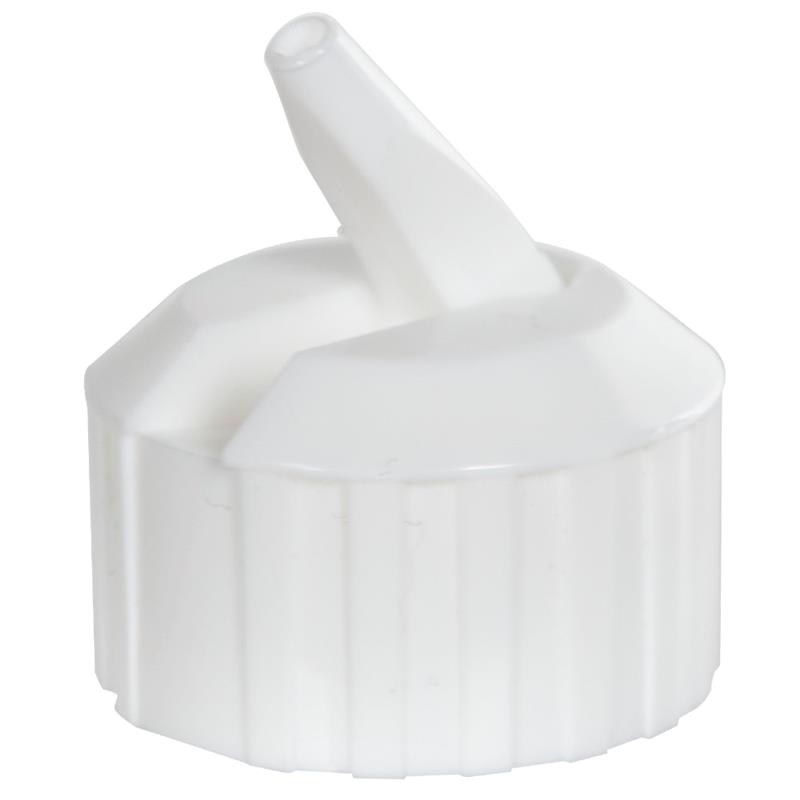 28/400 White Polypropylene Flip-Top Dispensing Cap | U.S. Plastic