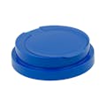 83mm Snap Top Cap for Towel Wipe Canister- Blue