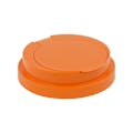 83mm Snap Top Cap for Towel Wipe Canister- Orange