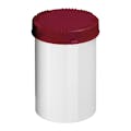1000mL White HDPE UN Rated Packo Round Jar with Red Lid