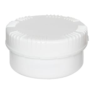 300mL White HDPE UN Rated Packo Round Jar with White Lid