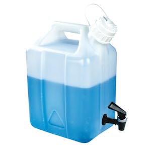 1-1/2 Gallon Natural HDPE Nalgene™ Jerrican Modified by Tamco® with Fast Draw-Off Spigot