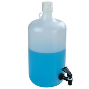 13 Gallon Tamco® Modified Nalgene™ LDPE Carboy with a Fast Draw Off Spigot